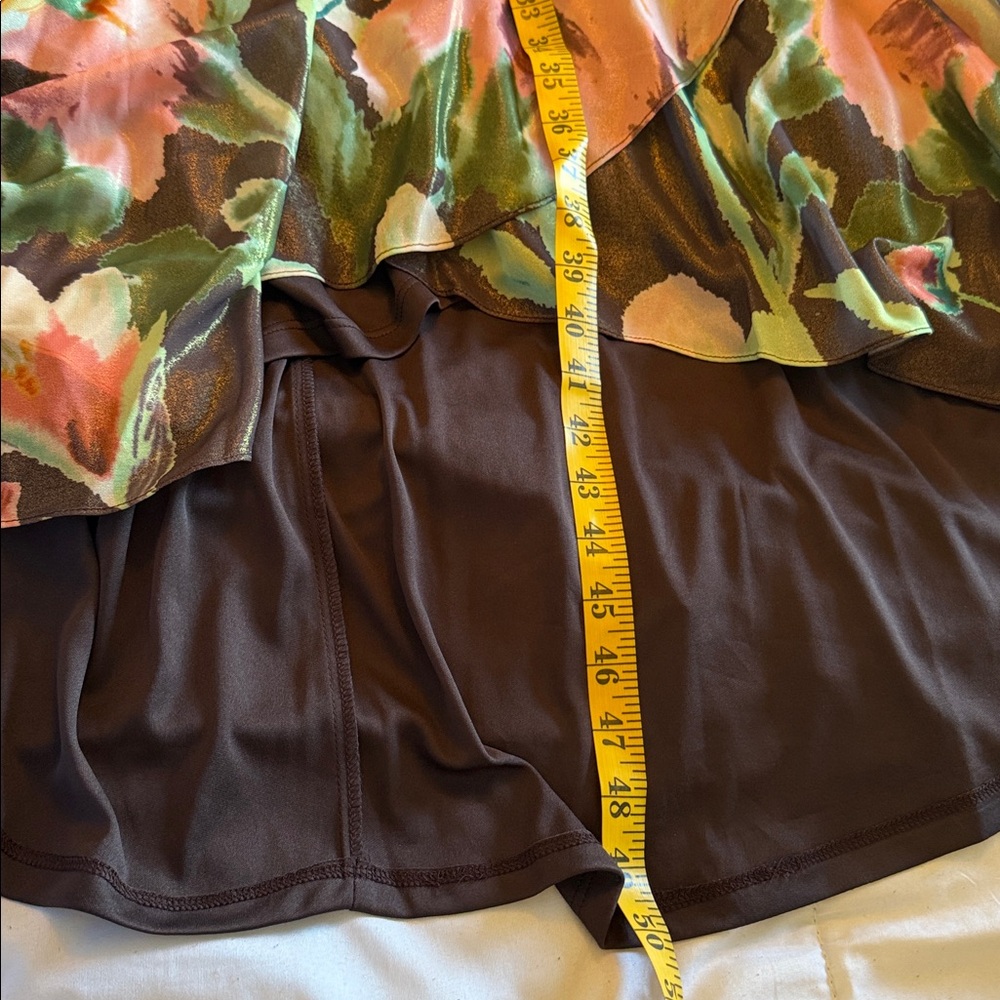 Adrianna Papell Floral Faux Wrap Dress - New w/tags Sz 16W - Picture 11 of 13